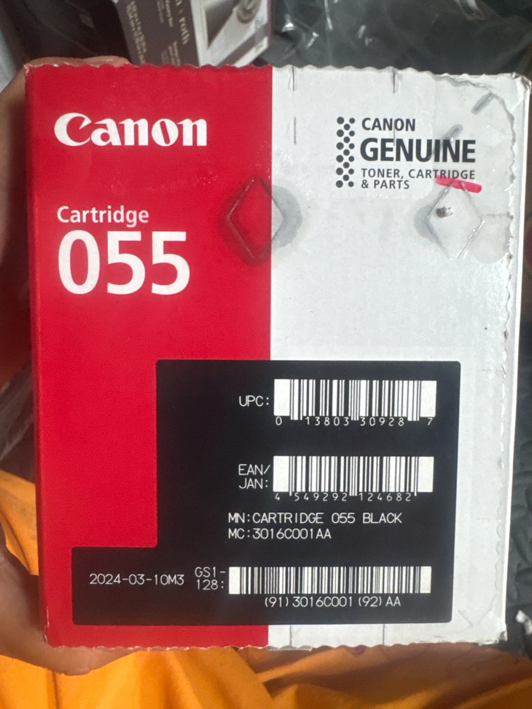 Canon 055 Black Toner Cartridge - photo 3