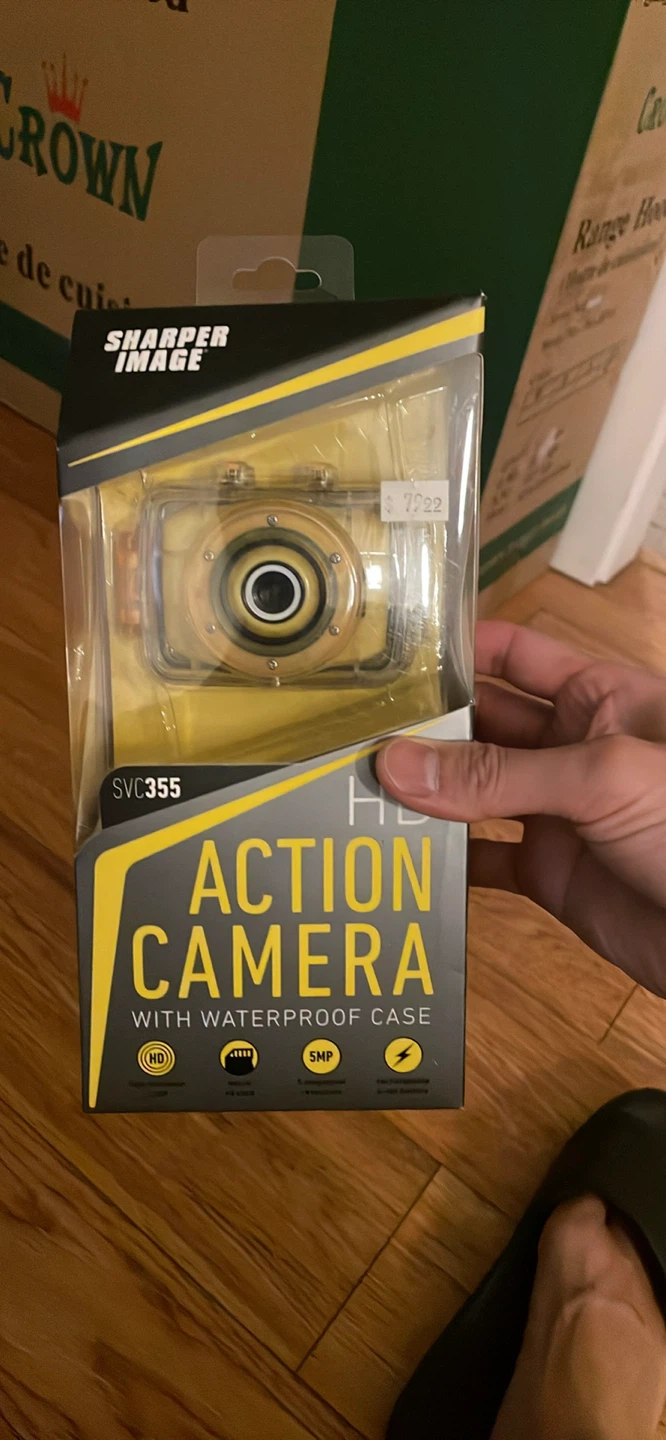 Sharper Image HD Action Camera with Waterproof Case