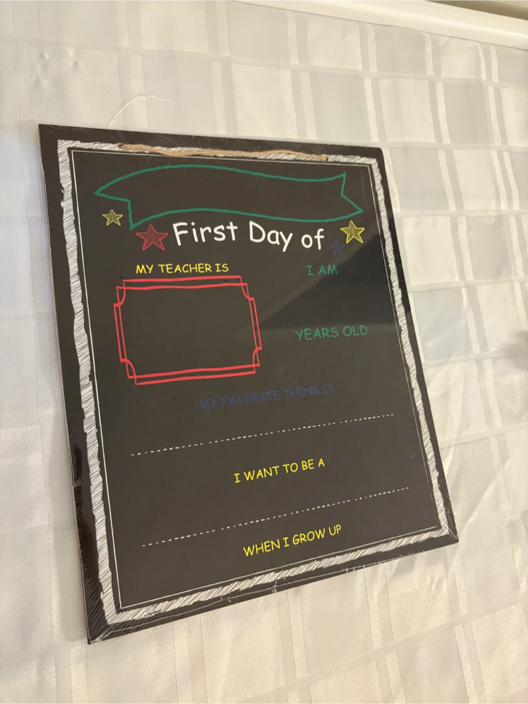 First Day of School Chalkboard - photo 2