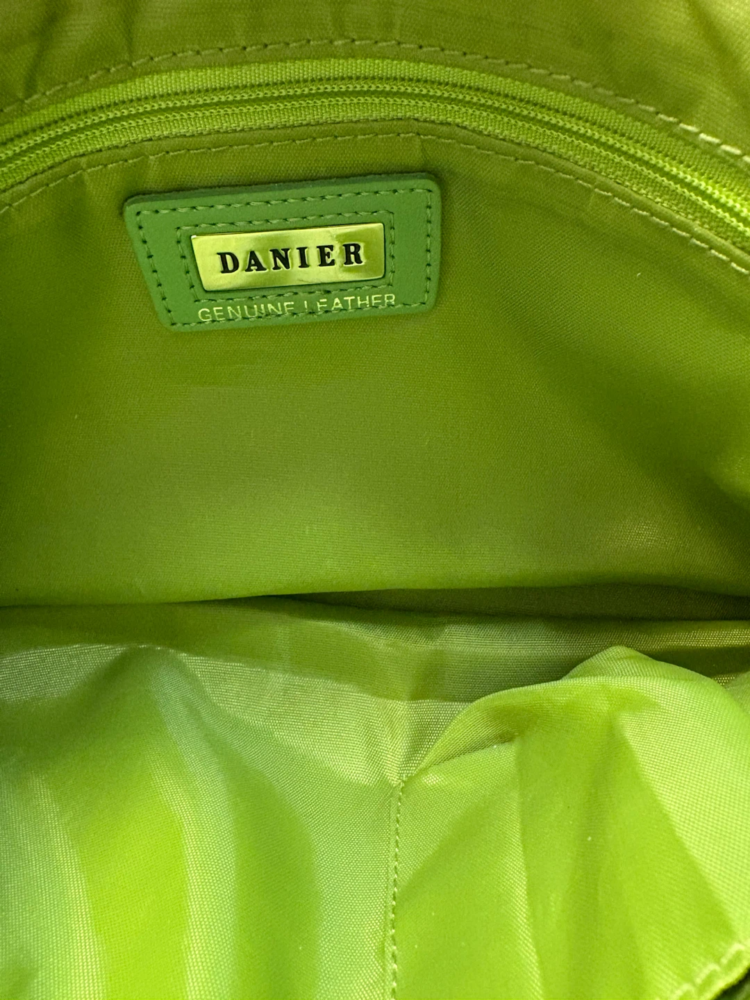 Danier Double Zip Multi-Tone Genuine Leather Shoulder Bag - photo 3