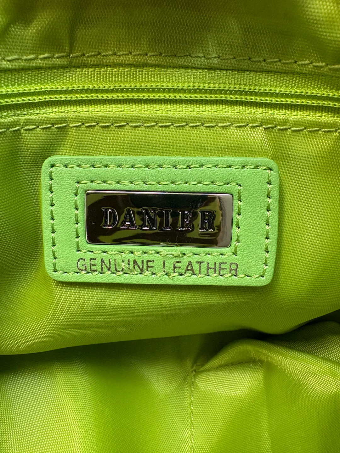 Danier Double Zip Multi-Tone Genuine Leather Shoulder Bag - photo 4