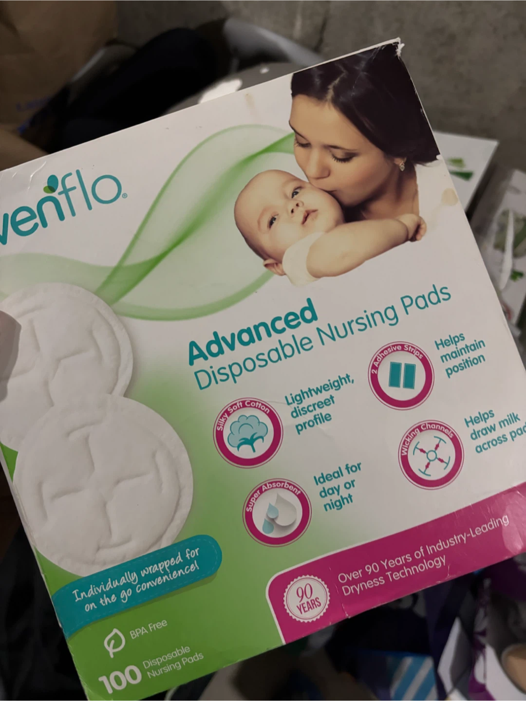 Evenflo Advanced Disposable Nursing Pads - 100 Count