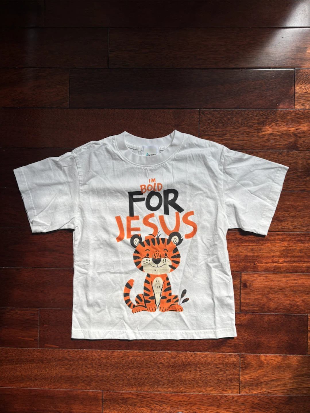 White "I'm Bold For Jesus" Tiger T-Shirt - photo 2