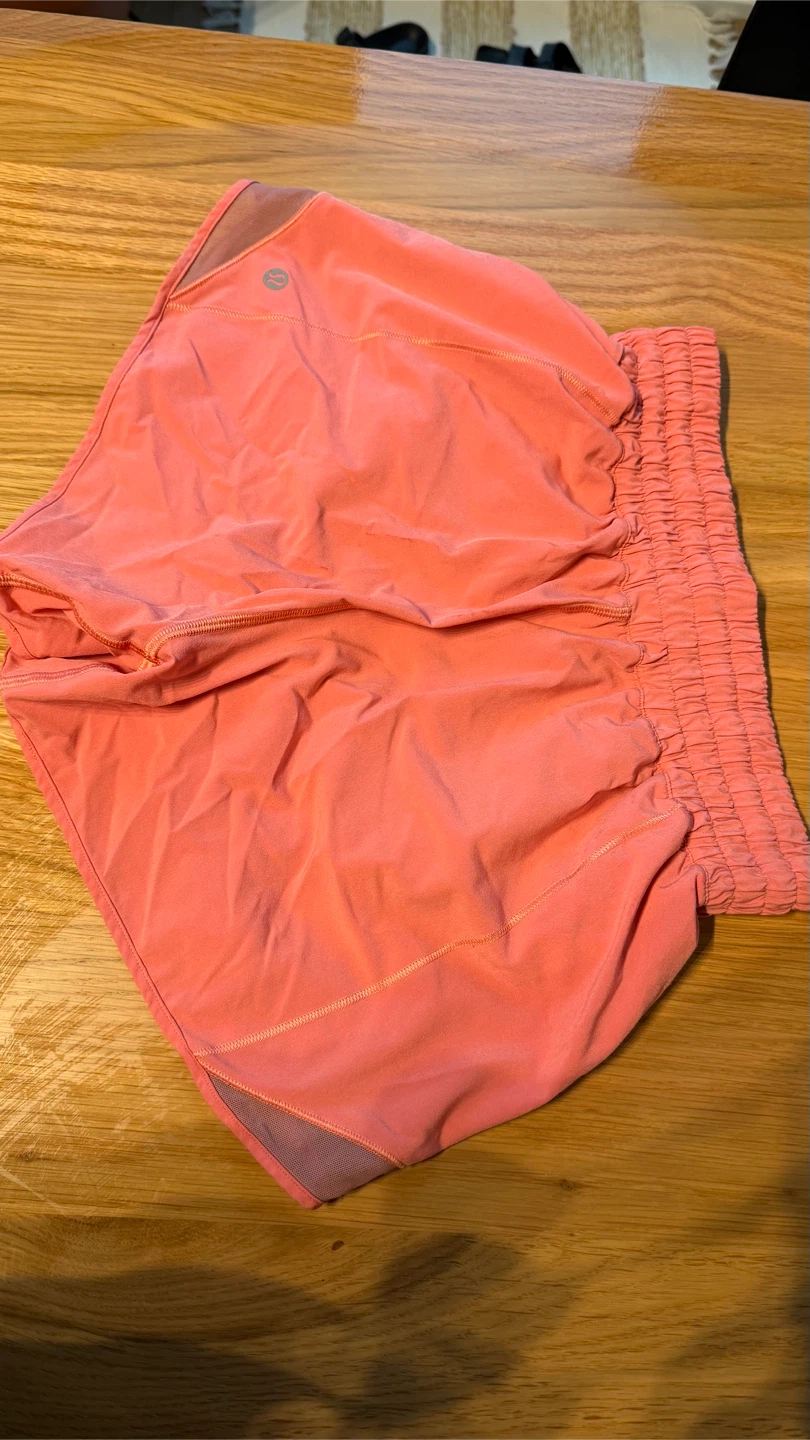 Lululemon Pink Running Shorts size 4 - photo 2