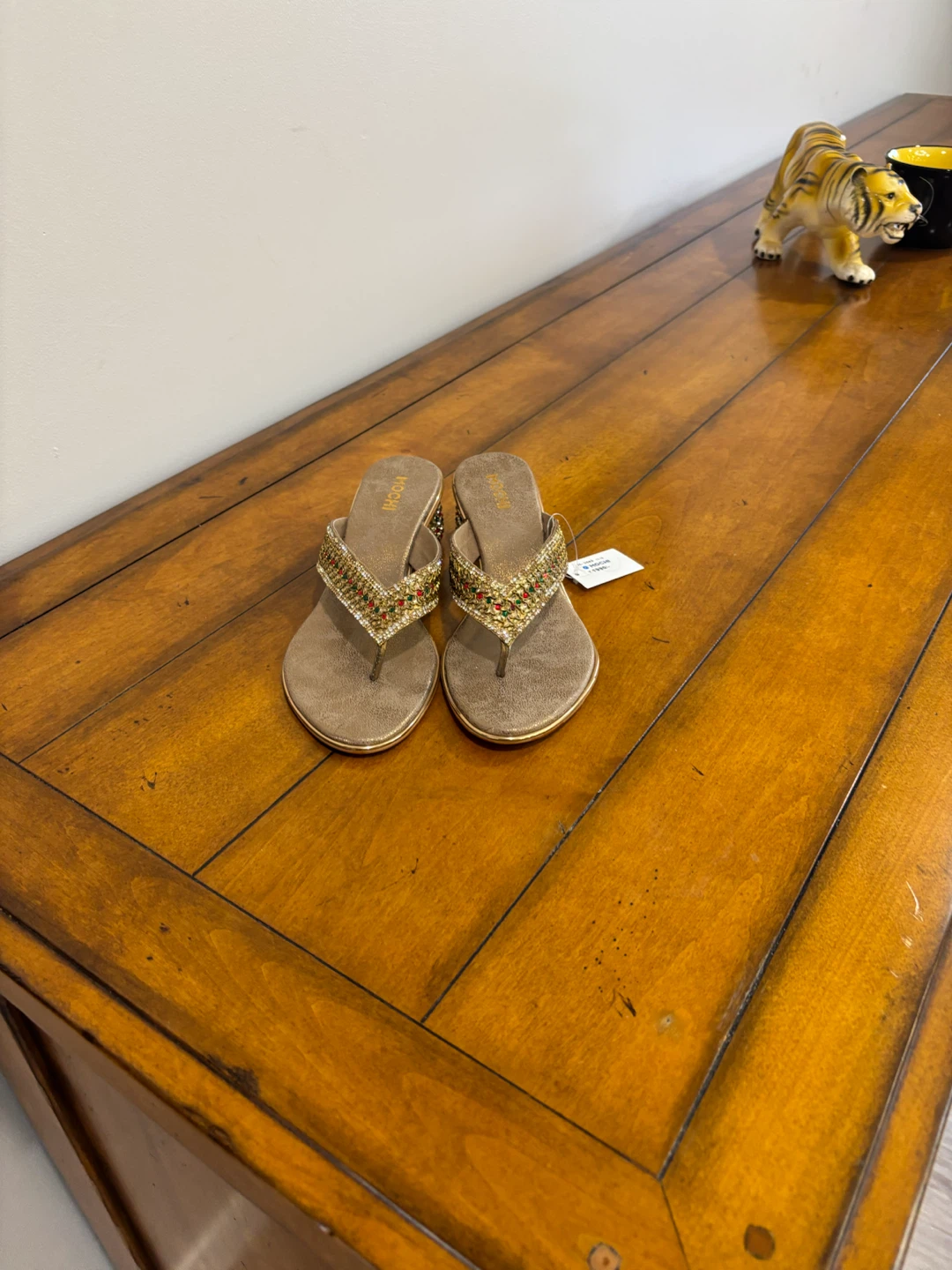 Mochi Embellished Thong Sandals