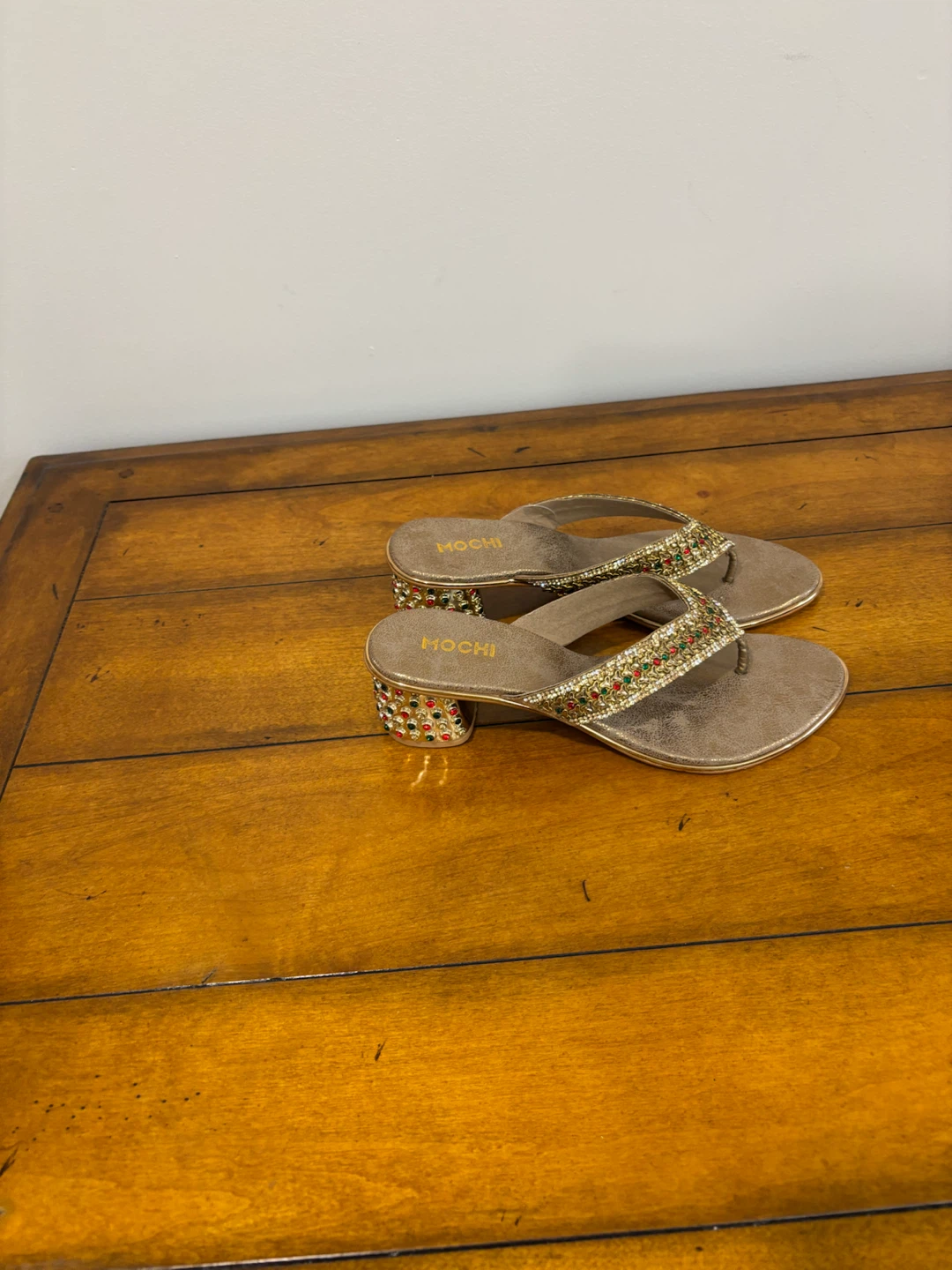 Mochi Embellished Thong Sandals - photo 3