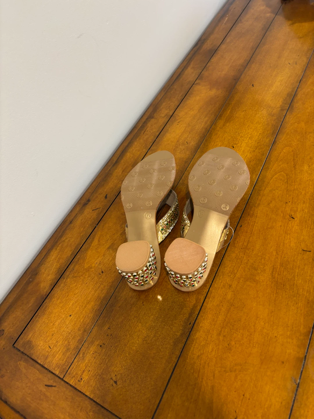 Mochi Embellished Thong Sandals - photo 4