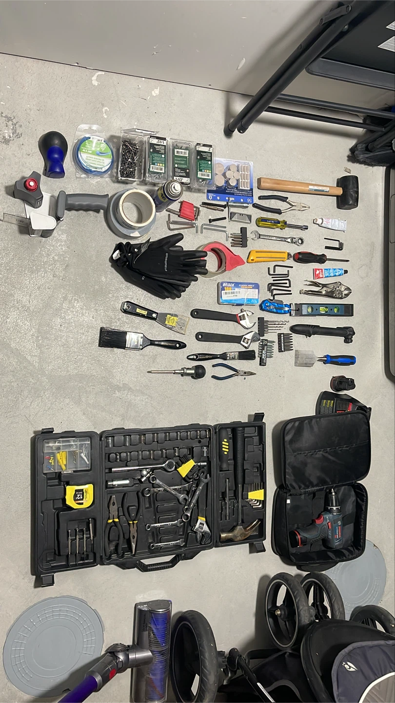 Assorted Tools and Drill Kit