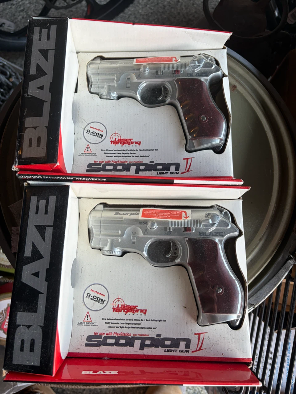 60 each new Blaze Scorpion II Light Gun for PlayStation