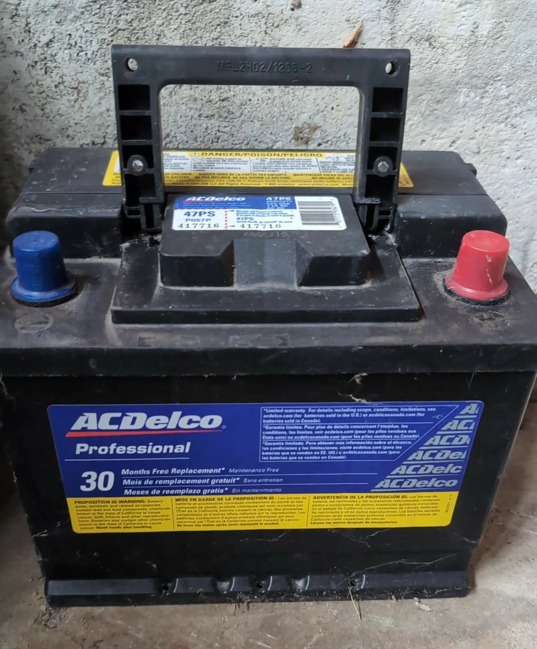 Used Car Battery needed recharging as is.. - photo 3