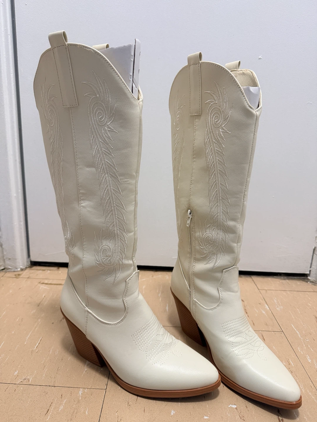 White Cowboy Boots - photo 2