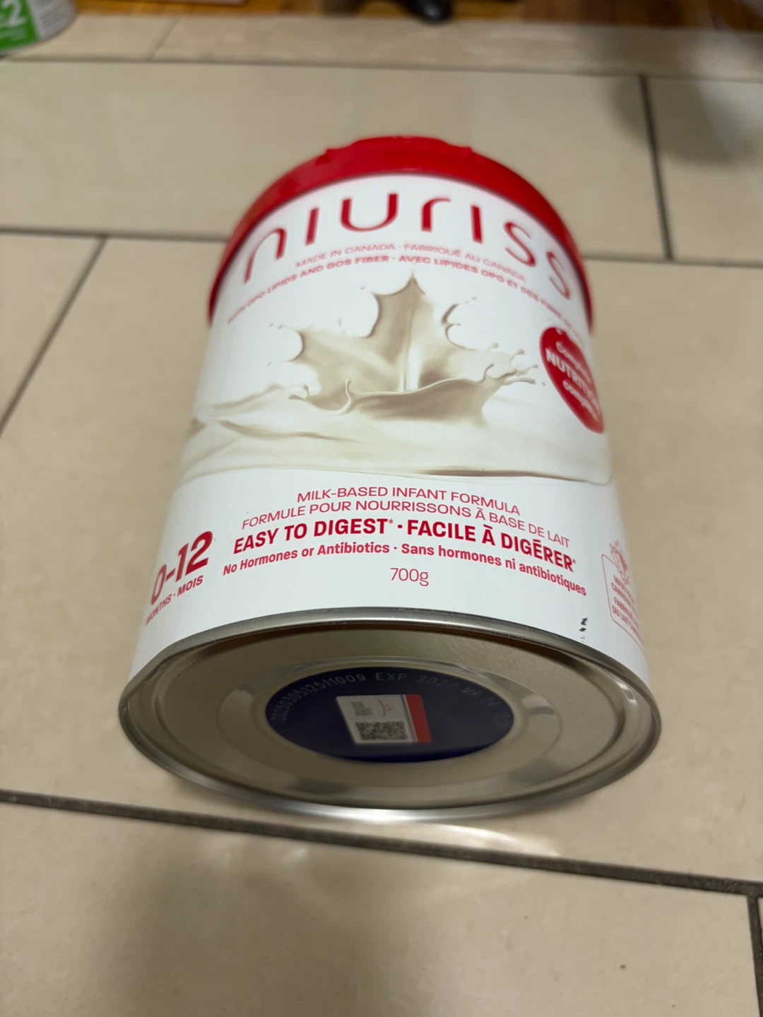 Nuriss Milk-Based Infant Formula 700g
