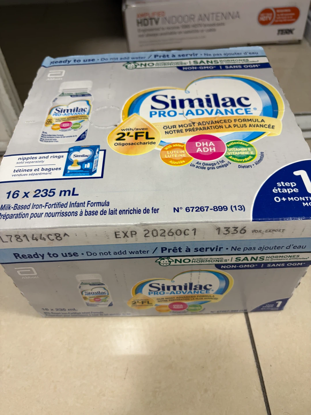 Similac Pro-Advance Infant Formula 16 x 235 mL