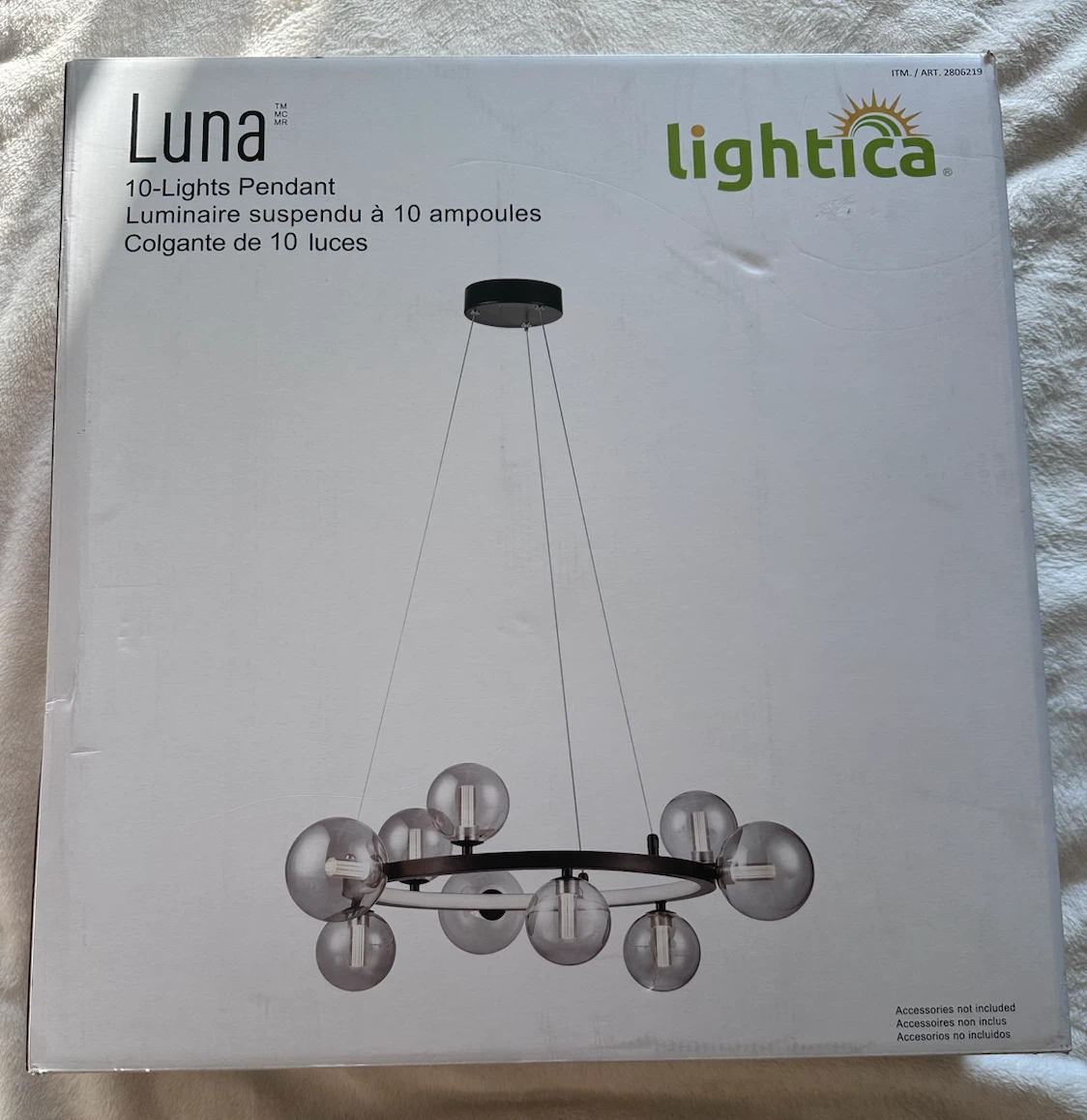 Lightica Luna 10-Lights Pendant Light Fixture