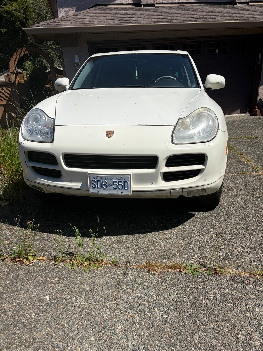 White Porsche Cayenne S SUV AS IS!