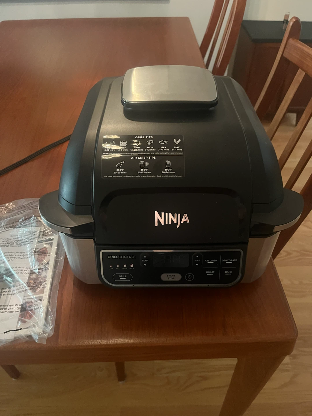 Ninja AG300 Stainless Steel Air Fryer Grill