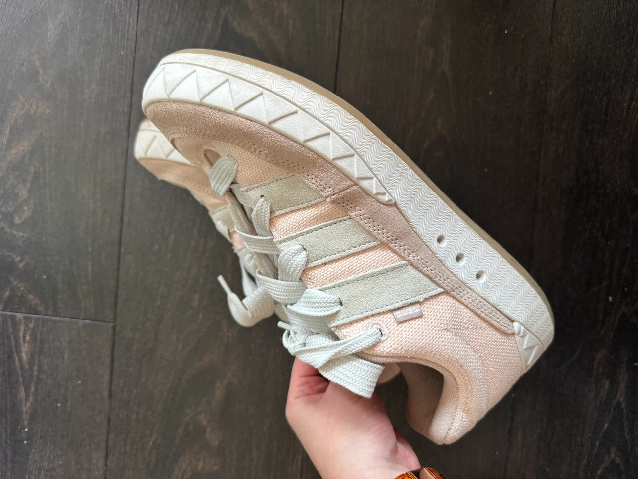 Adidas Women's Pink & Grey Sneakers Size 9 - photo 5