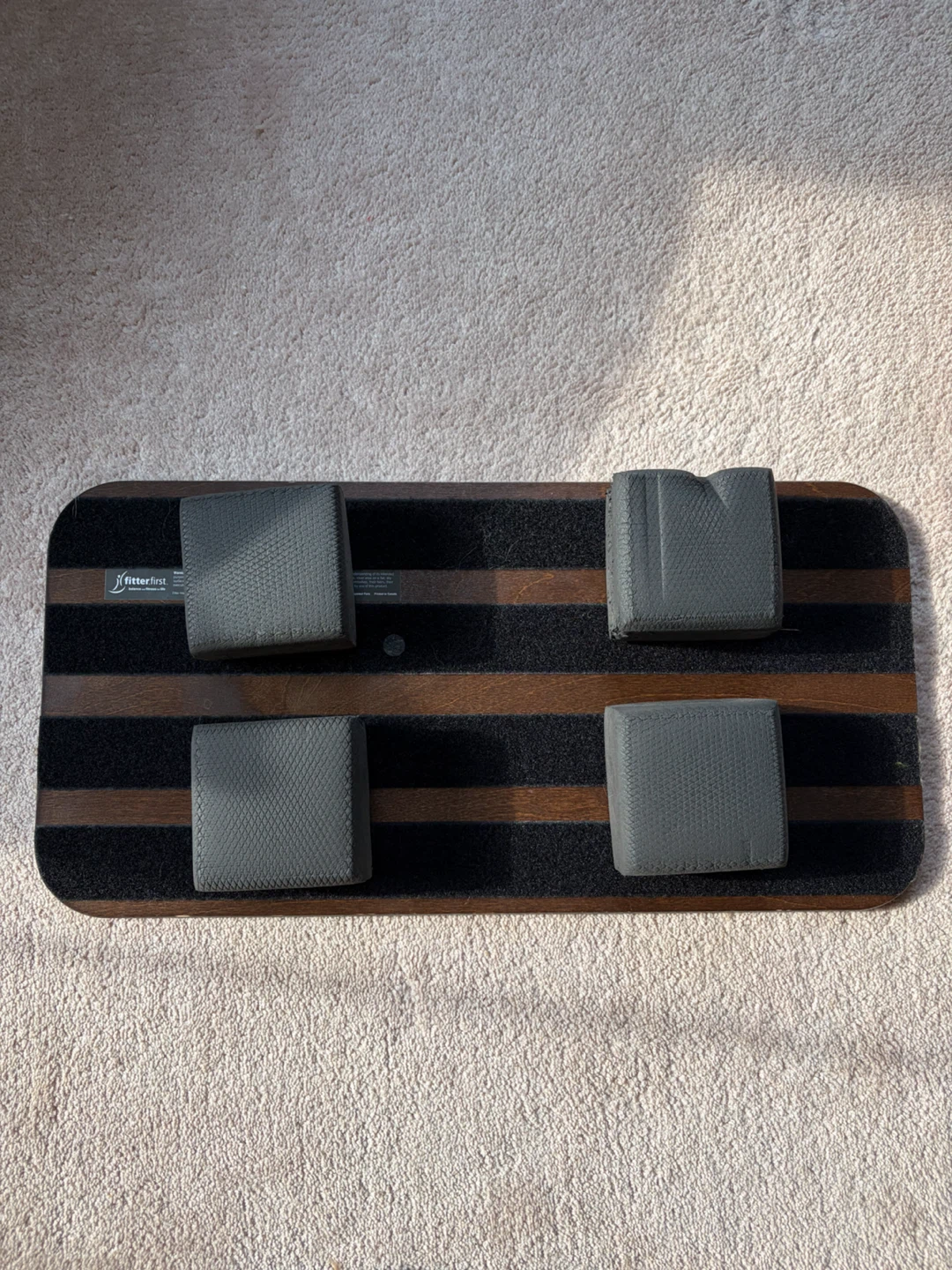 Fitterfirst wooden balance board - photo 2
