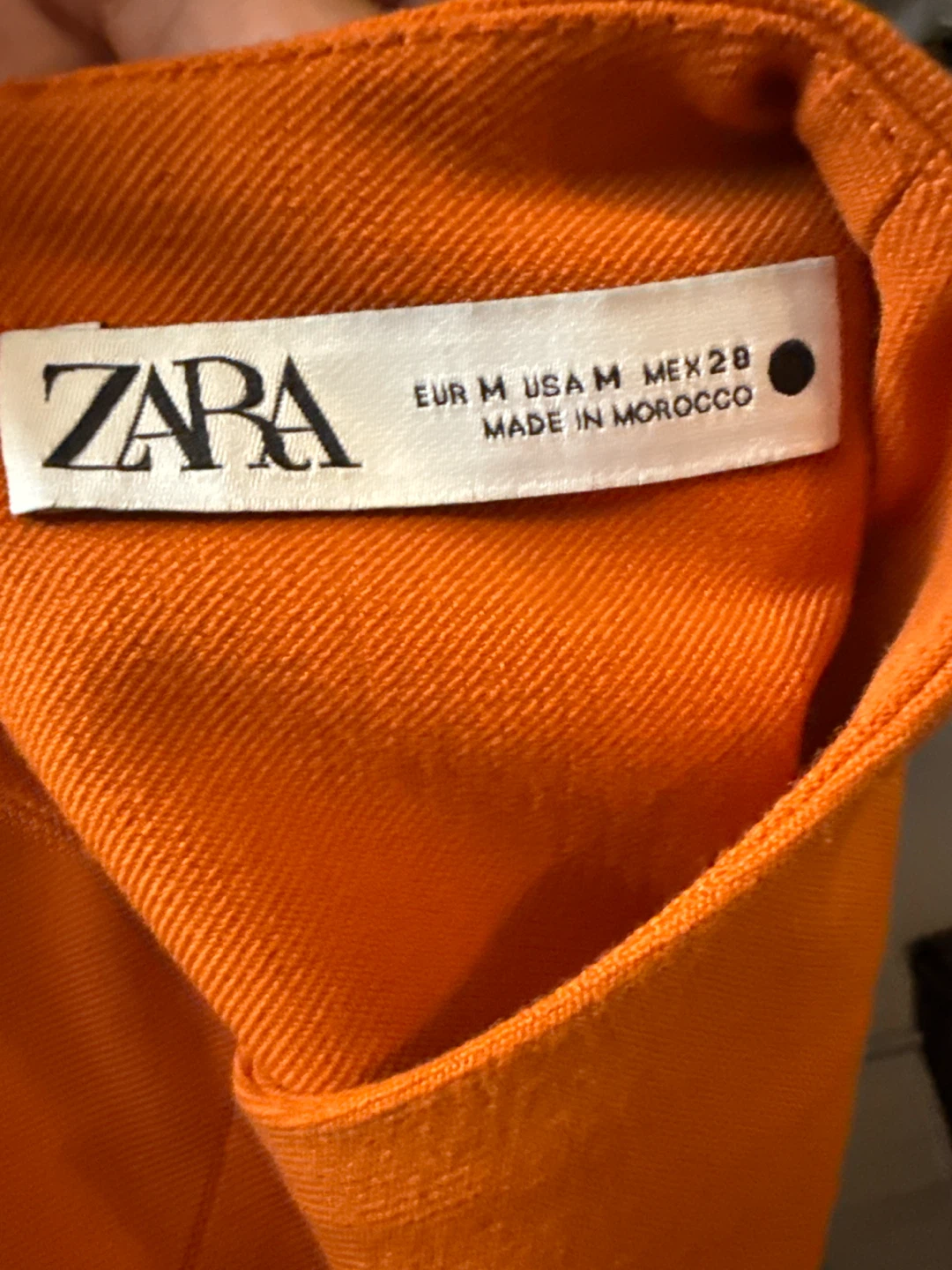 Zara Sleeveless Orange Top Size M - photo 3