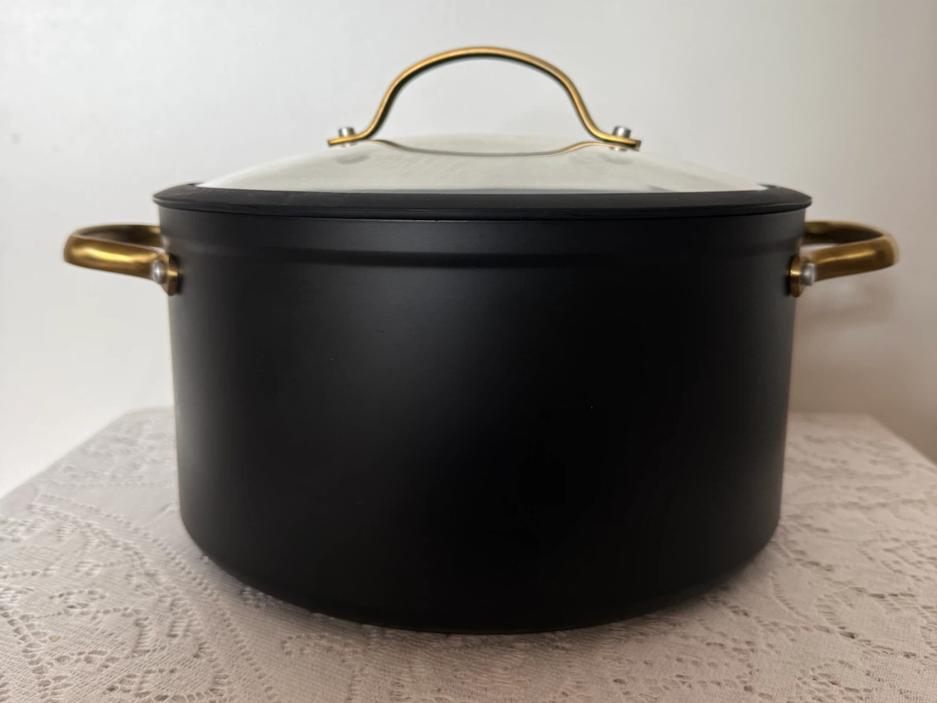 Thyme & Table 6QT Nonstick Stock Pots with Lids (2 sets) - photo 2