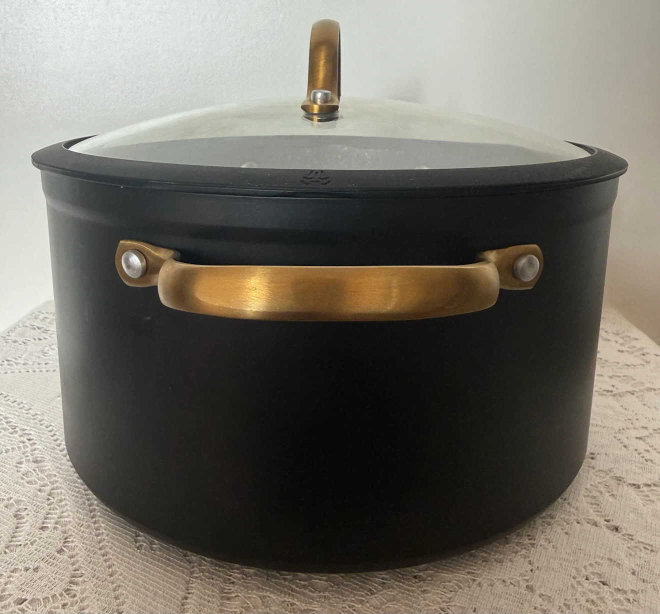 Thyme & Table 6QT Nonstick Stock Pots with Lids (2 sets) - photo 3
