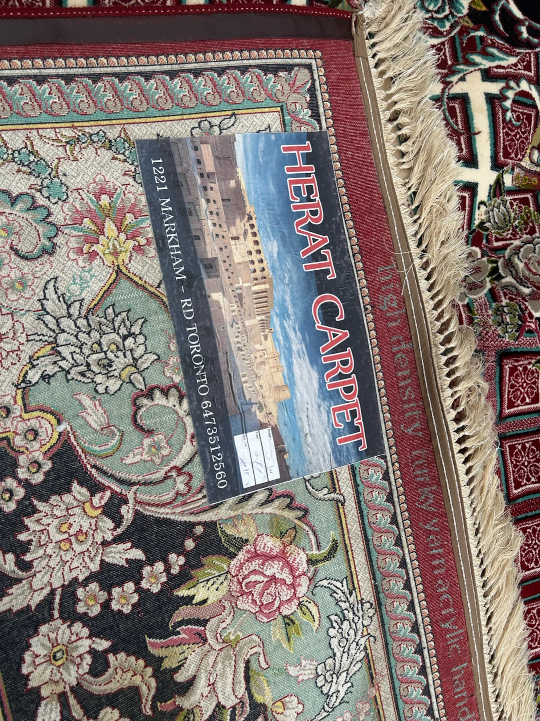 Herat Carpet Red Oriental Area Rug - photo 2