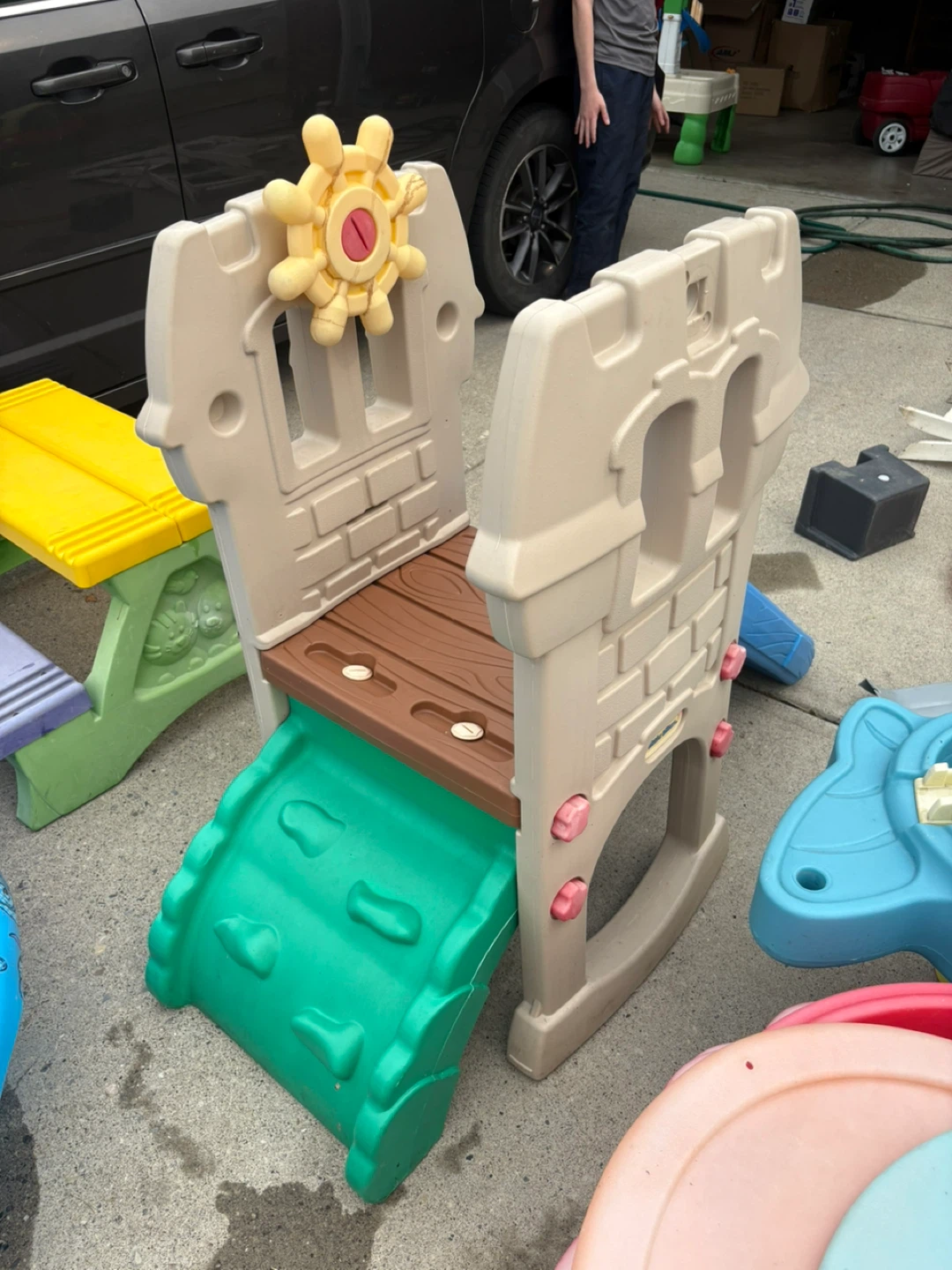 Little Tikes Castle Climber and Slide Set - photo 4
