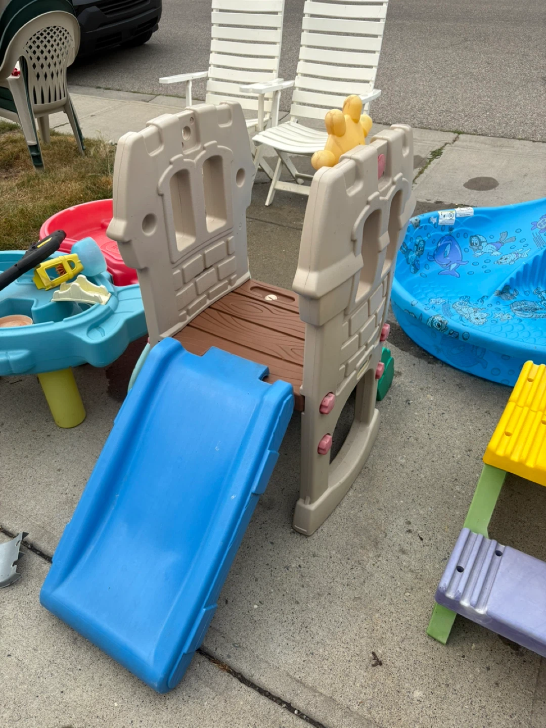 Little Tikes Castle Climber and Slide Set - photo 2