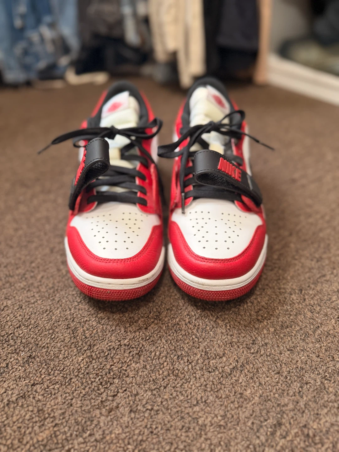 Air Jordan Legacy 312 Low White/Black-Gym Red Size 8.5