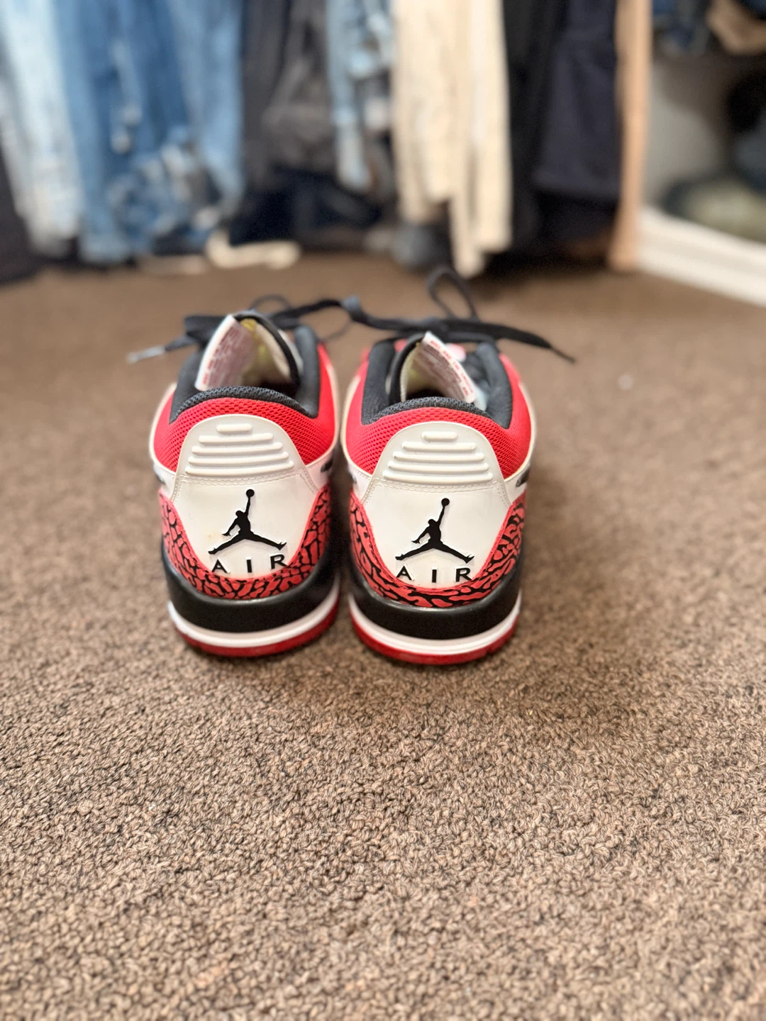 Air Jordan Legacy 312 Low White/Black-Gym Red Size 8.5 - photo 3