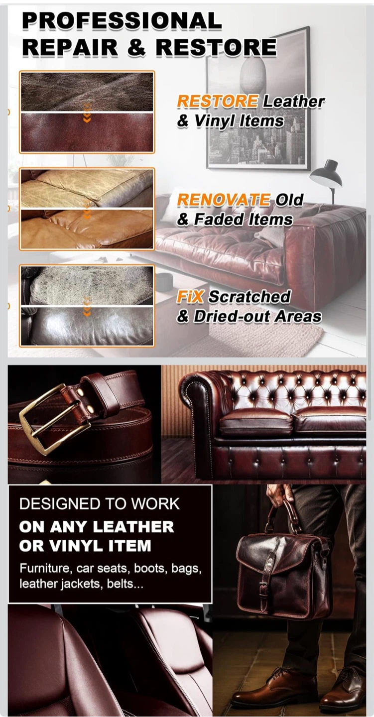 BSCPAM Leather Re-Coloring Balm - Maroon