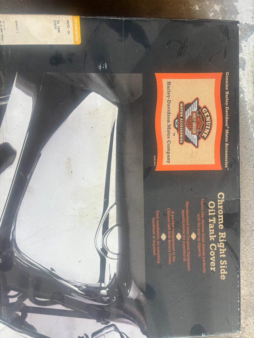 Harley Davidson Oil Tank Cover