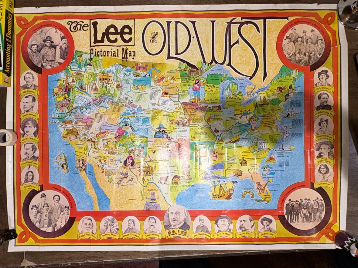 The Lee Old West Pictorial Map - photo 5
