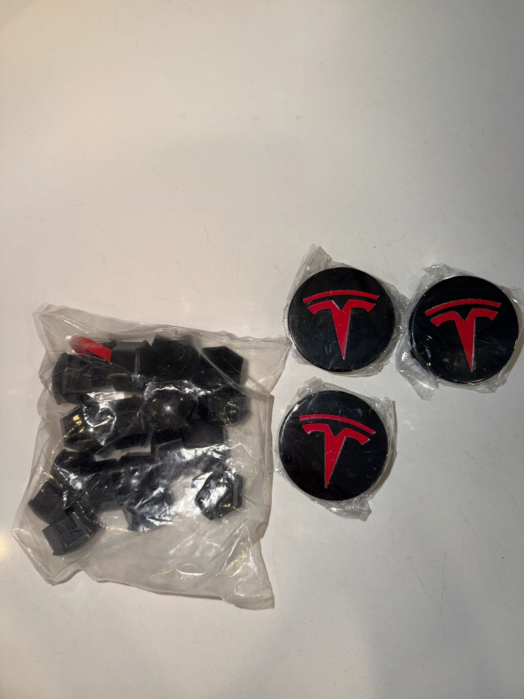 Tesla Wheel Center Caps and Lug Nut Covers