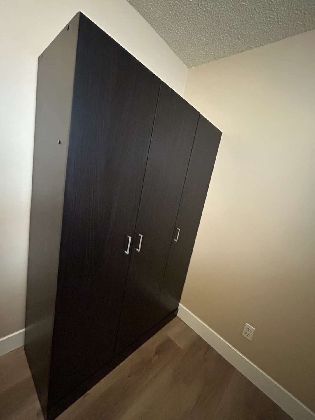 Sauder 3 Door Wardrobe, Espresso