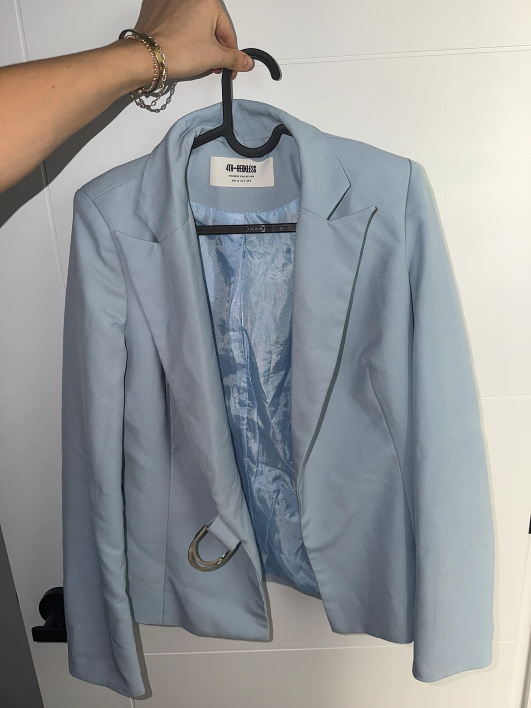 Baby Blue Blazer - Size 4