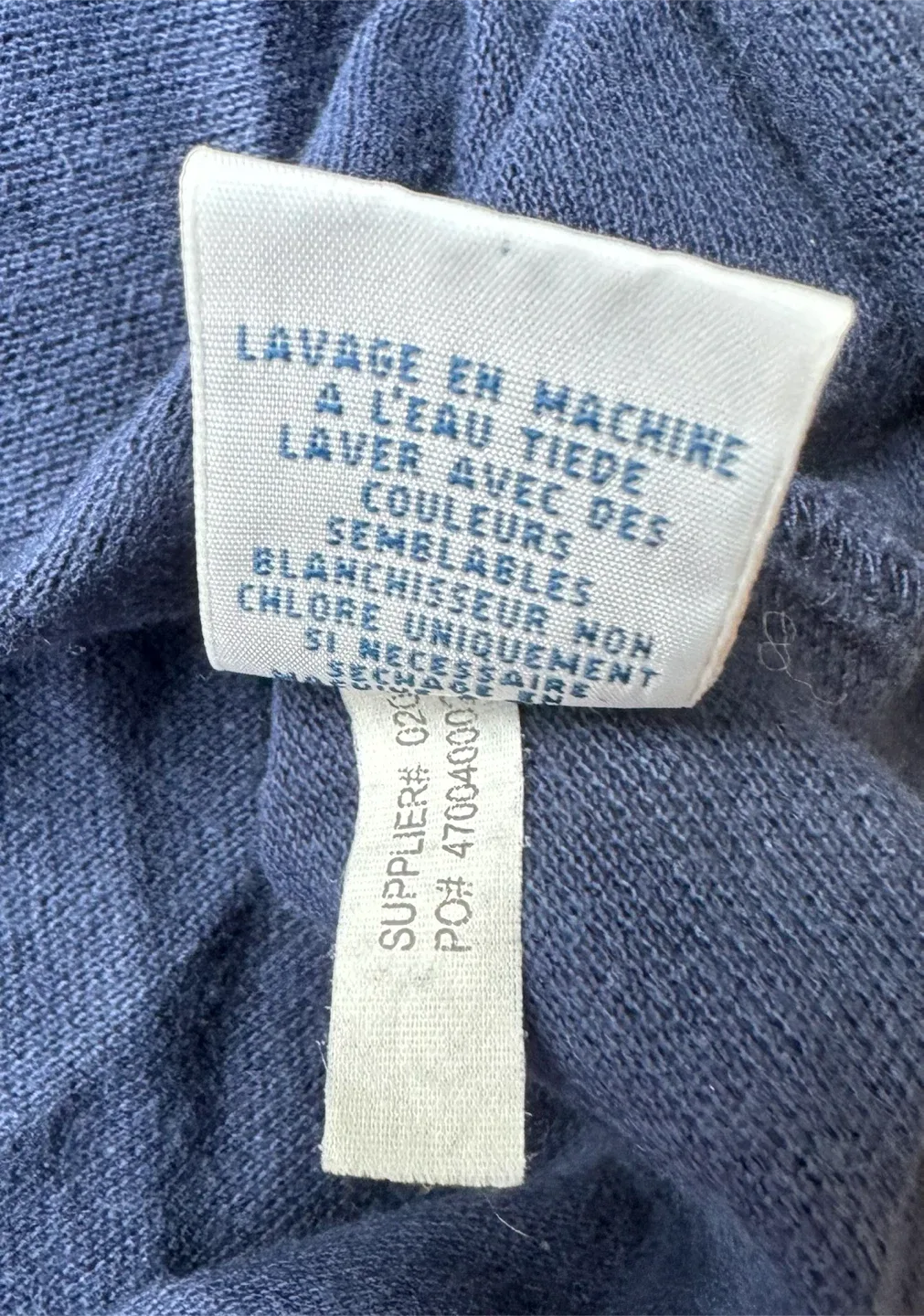 vintage polo ralph lauren navy polo SIZE SMALL - photo 4