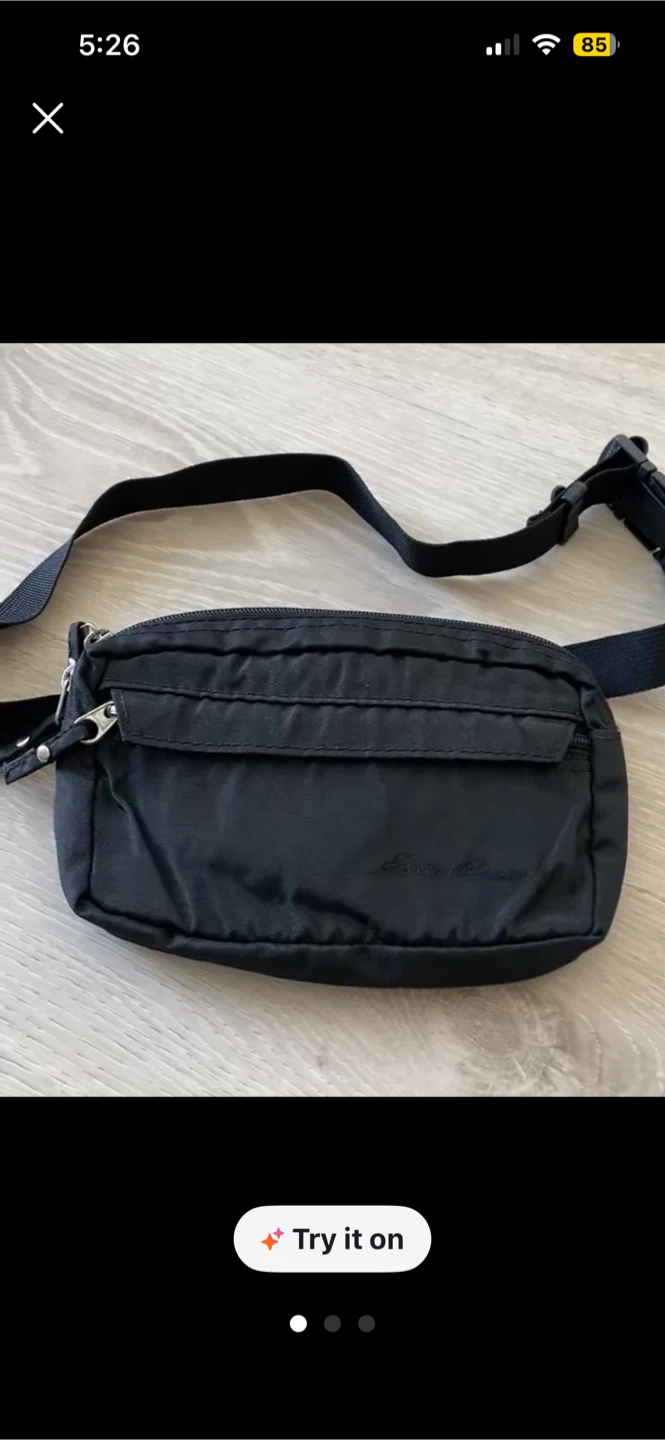 Eddie Bauer Black Fanny Pack/Waist Bag