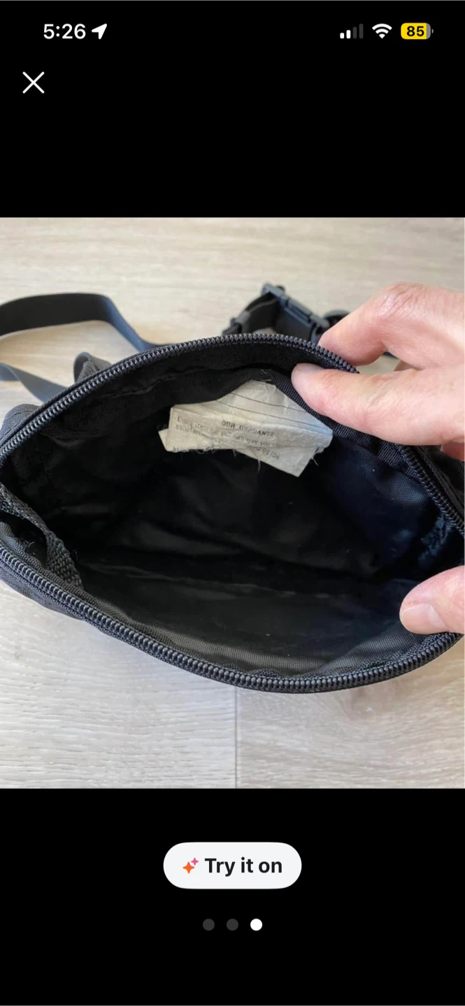 Eddie Bauer Black Fanny Pack/Waist Bag - photo 2