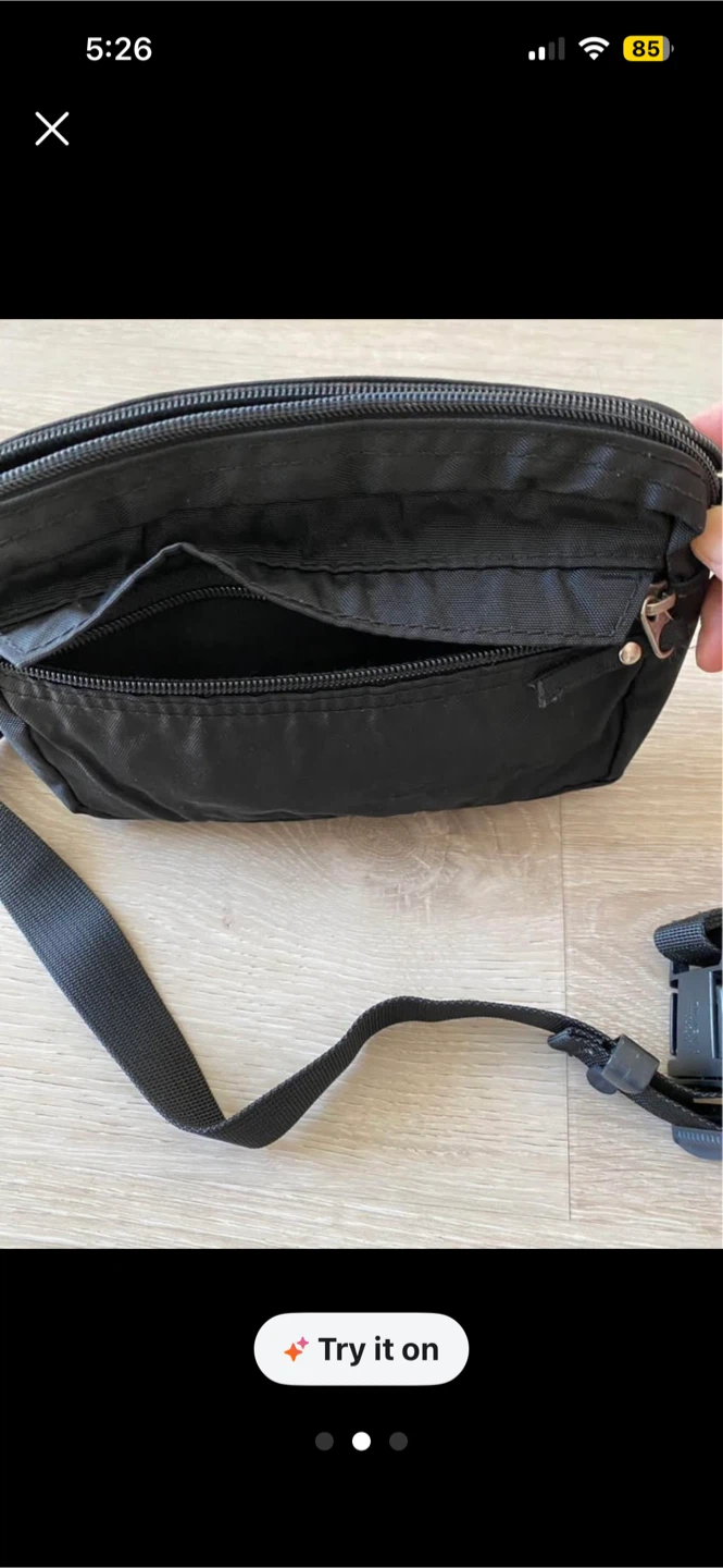 Eddie Bauer Black Fanny Pack/Waist Bag - photo 3