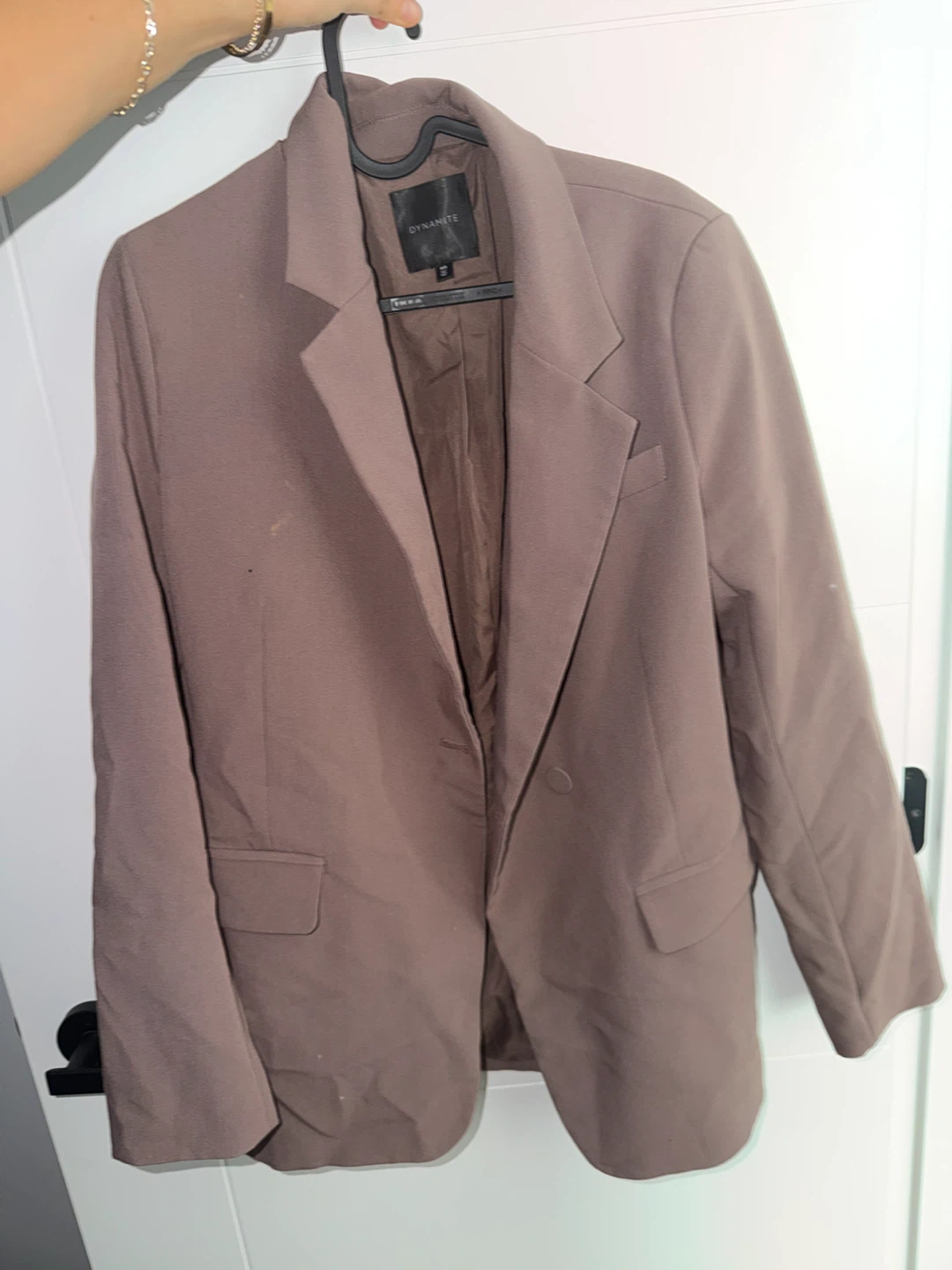 DYNAMITE Taupe Blazer - Size Small