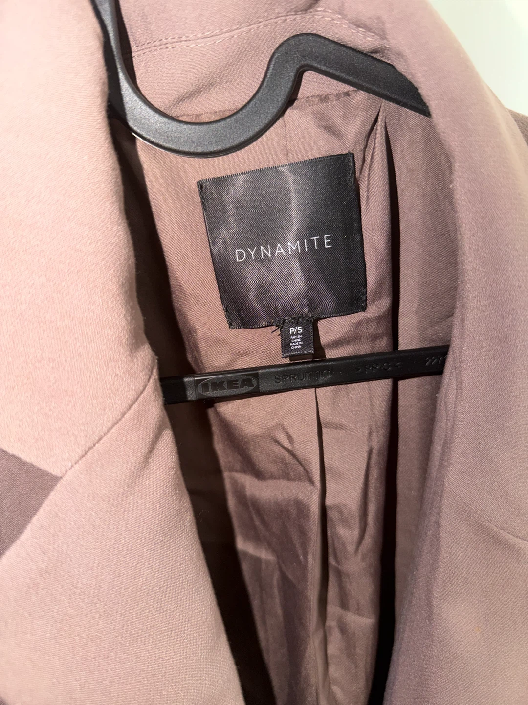 DYNAMITE Taupe Blazer - Size Small - photo 2