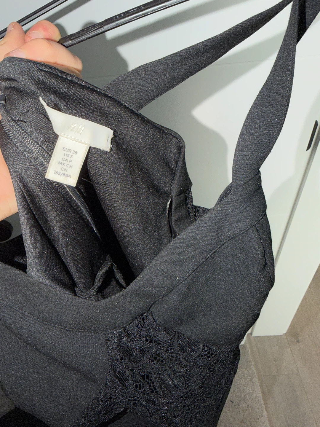 H&M Black Lace Detail Dress - small - photo 2
