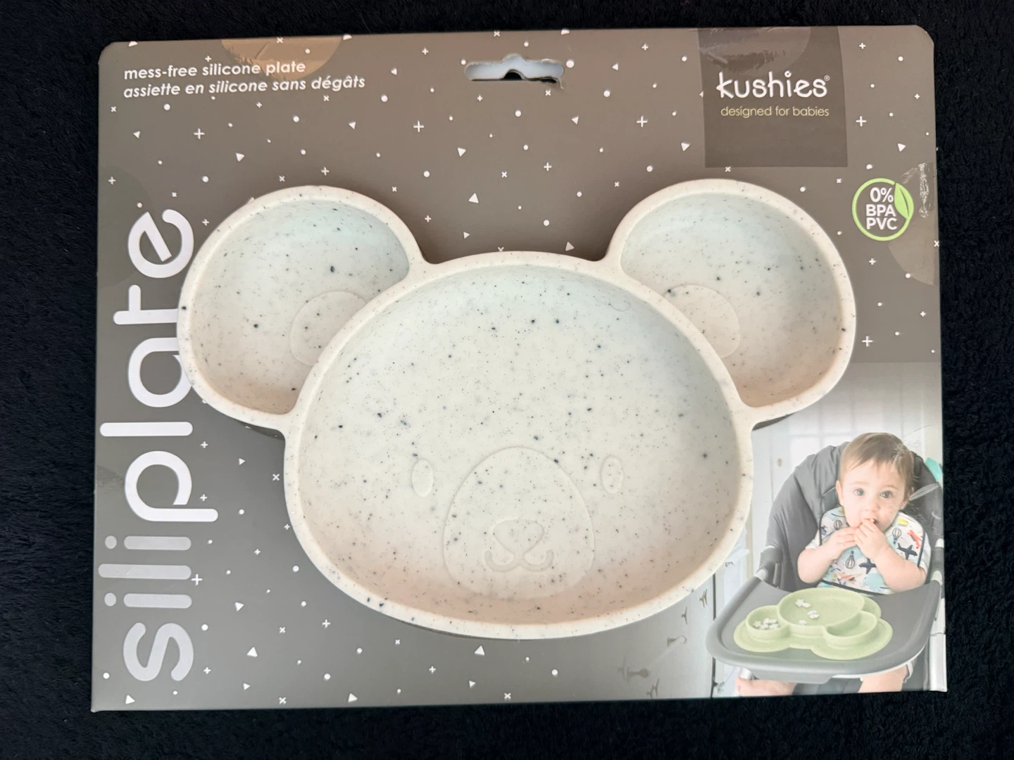 Kushies Siliplate Mess-Free Silicone Plate
