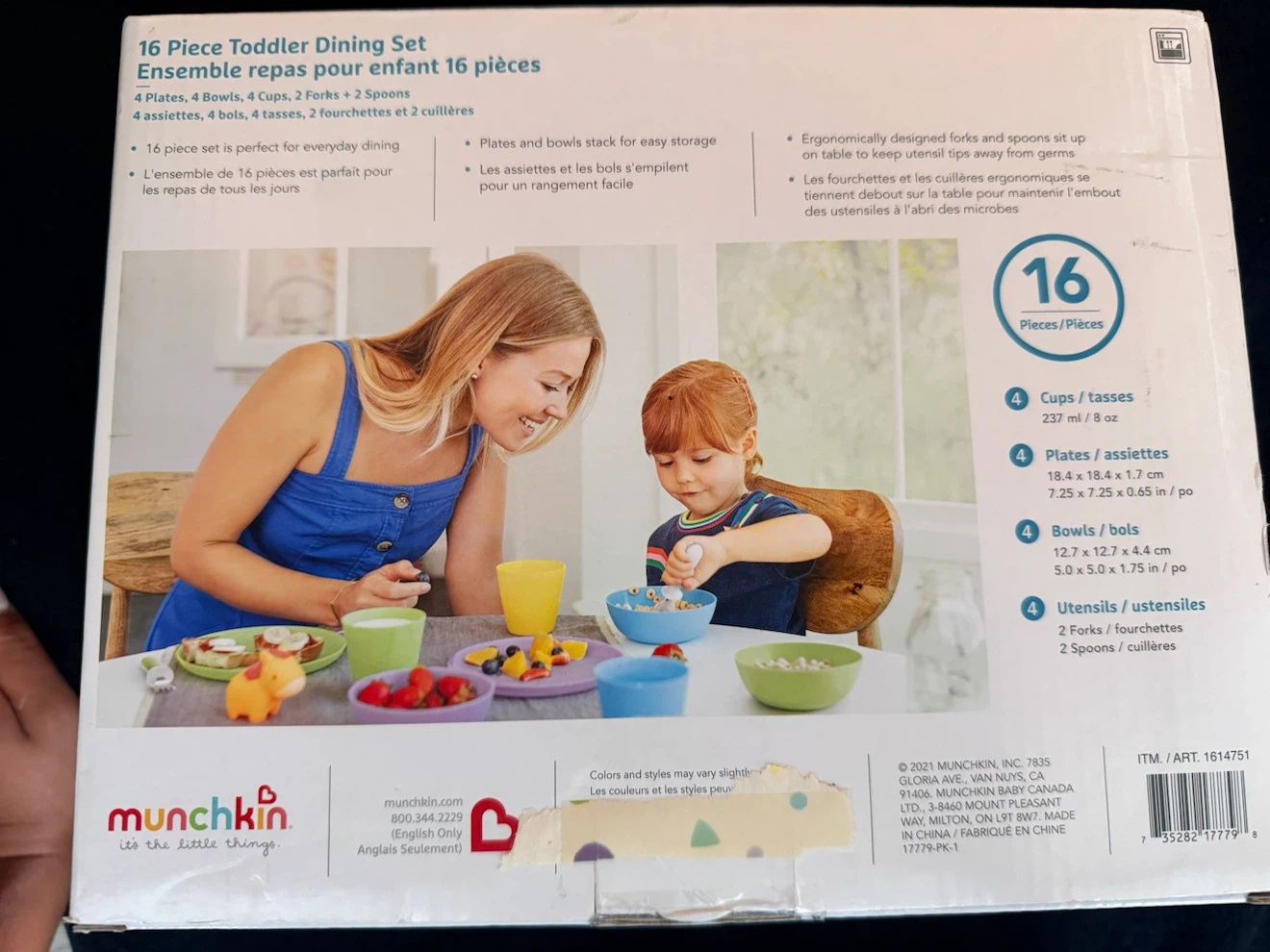 BRAND NEW: Munchkin 16 Piece Toddler Dining Set - photo 3