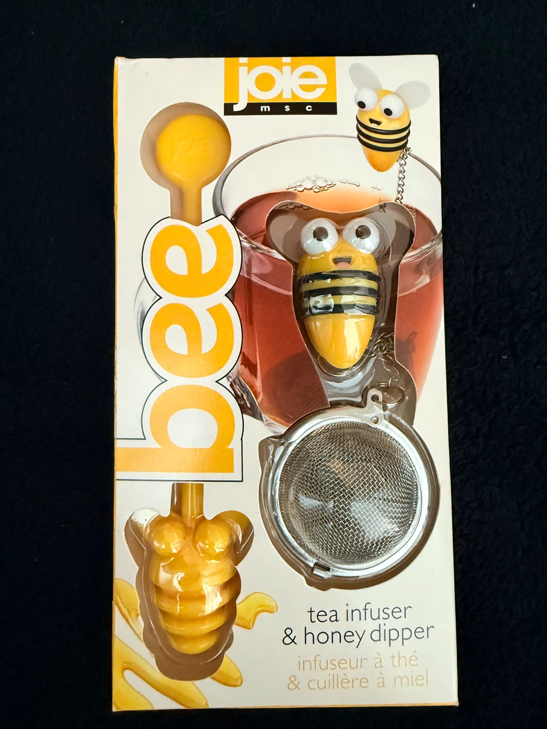 Bee Tea Infuser & Honey Dipper Set