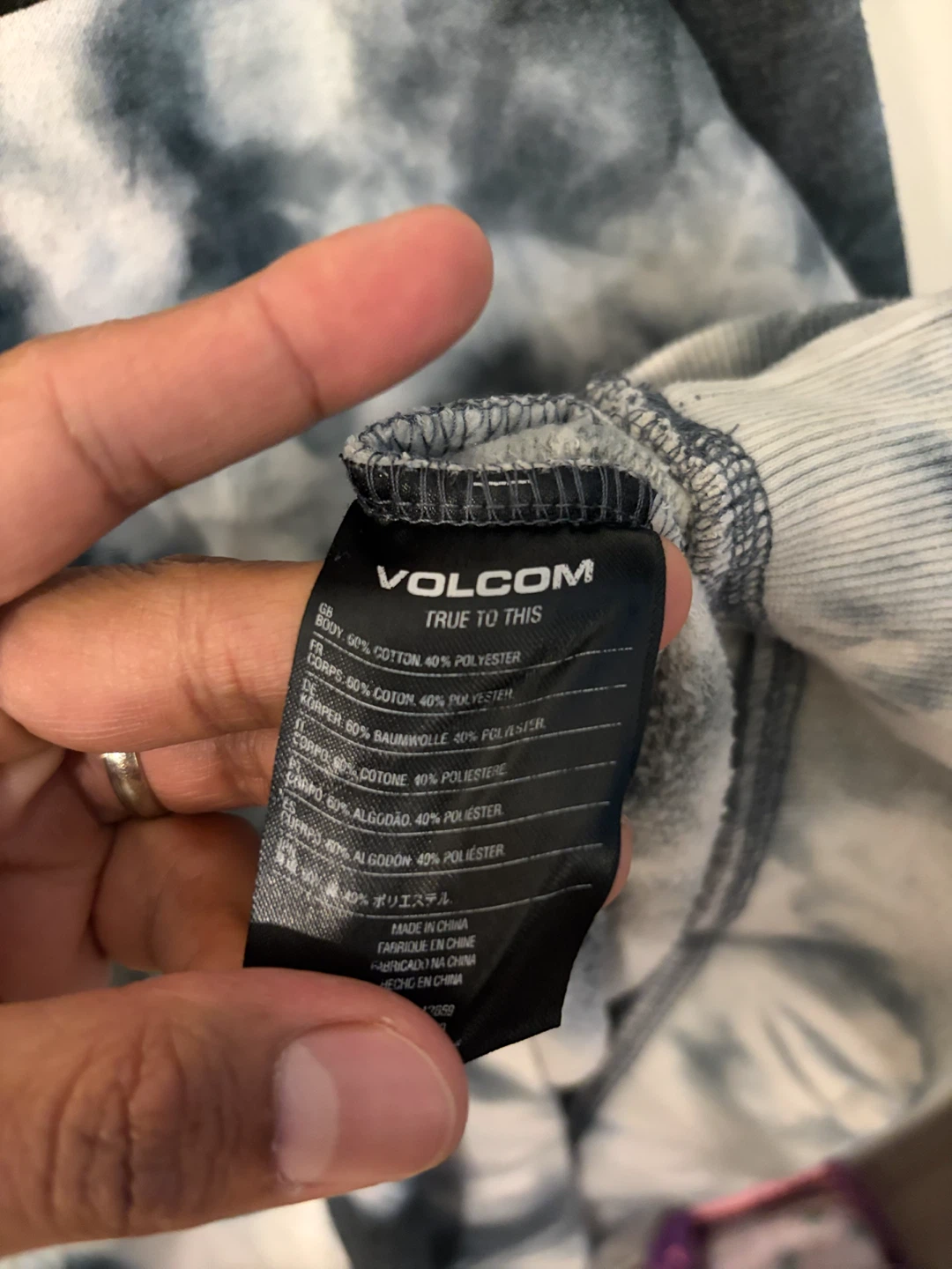 Volcom Tie-Dye Crewneck Sweatshirt - photo 4