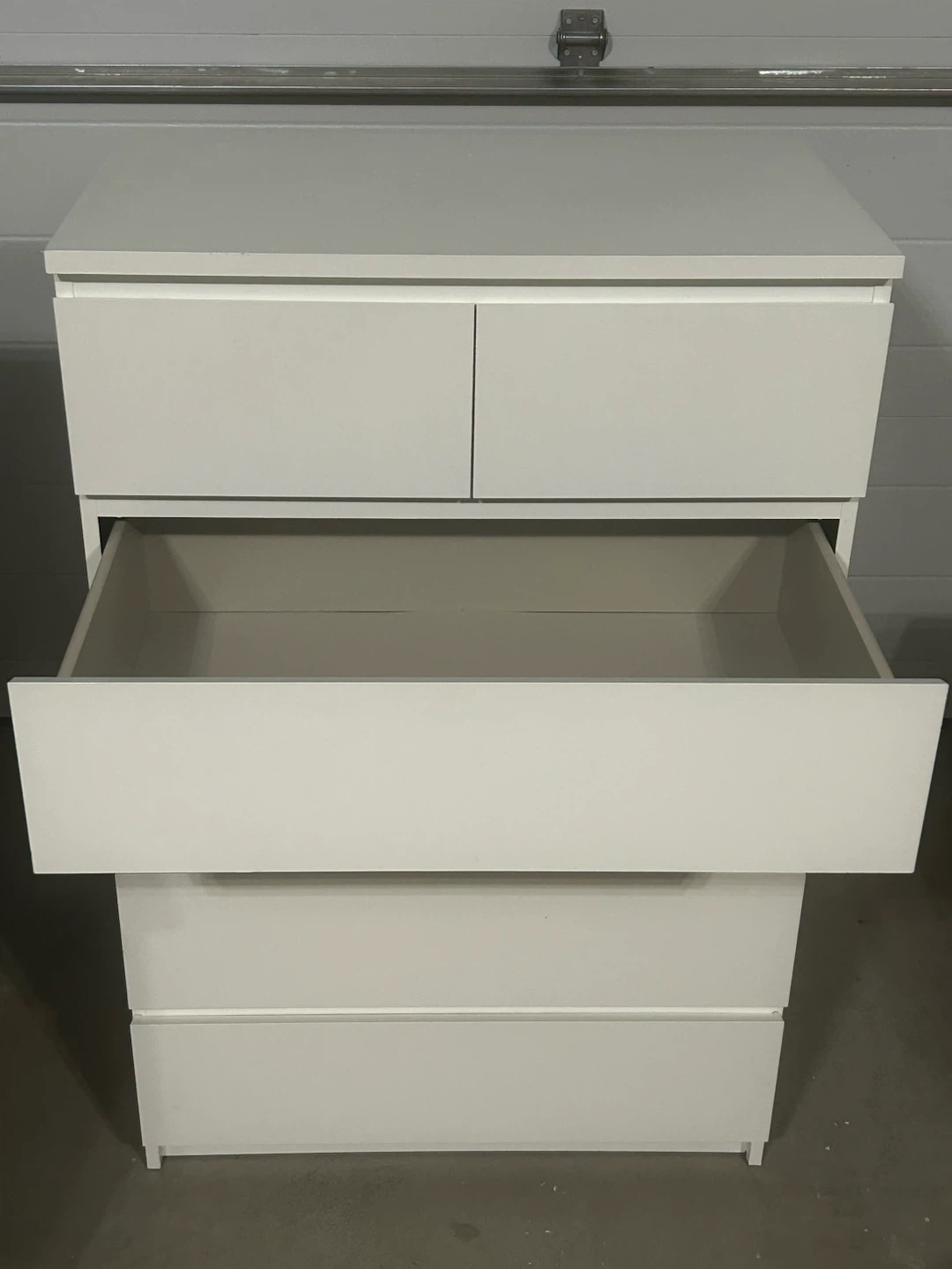 IKEA MALM white dresser with 6 drawers - photo 3