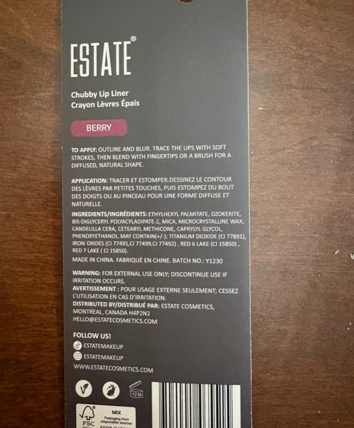 Estate chubby lip liner (New) (Free) - photo 3