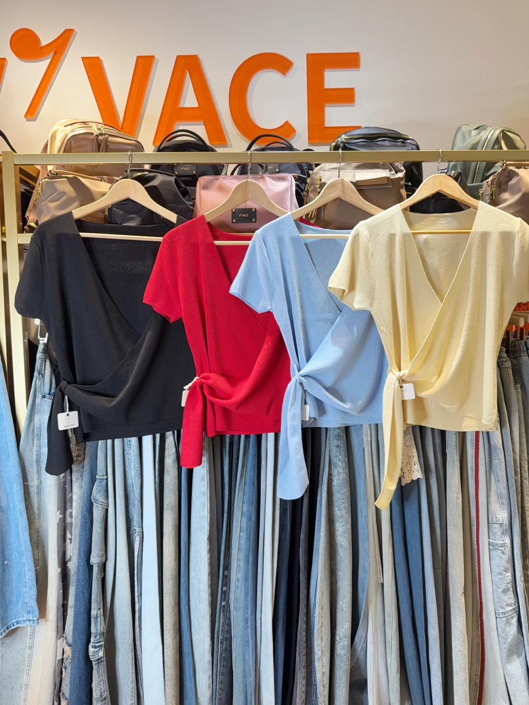 V Neck Tie Front T-Shirt